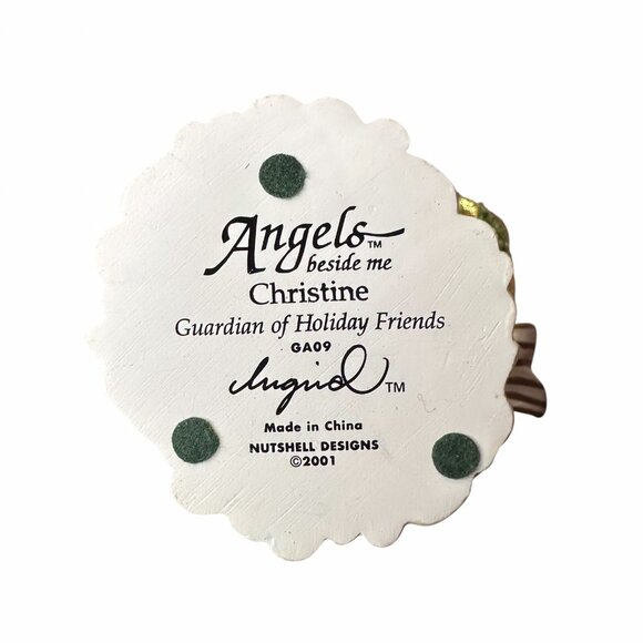 Angels Beside Me Christine Guardian Angel Figurine 2001 Limited Edition 5.5" - Picture 10 of 10